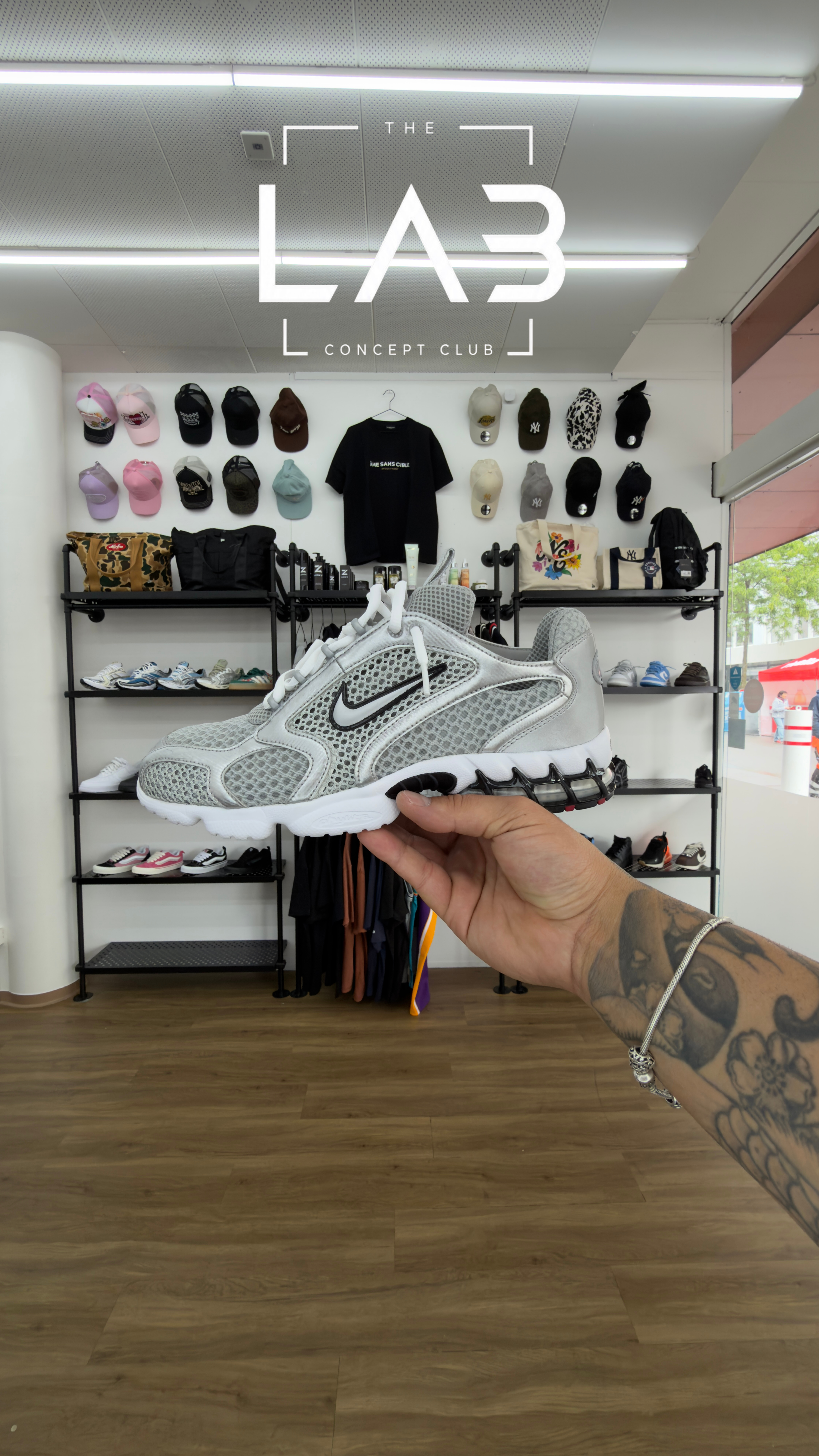 Nike Air Zoom Spiridon Cage 2 Metallic Silver