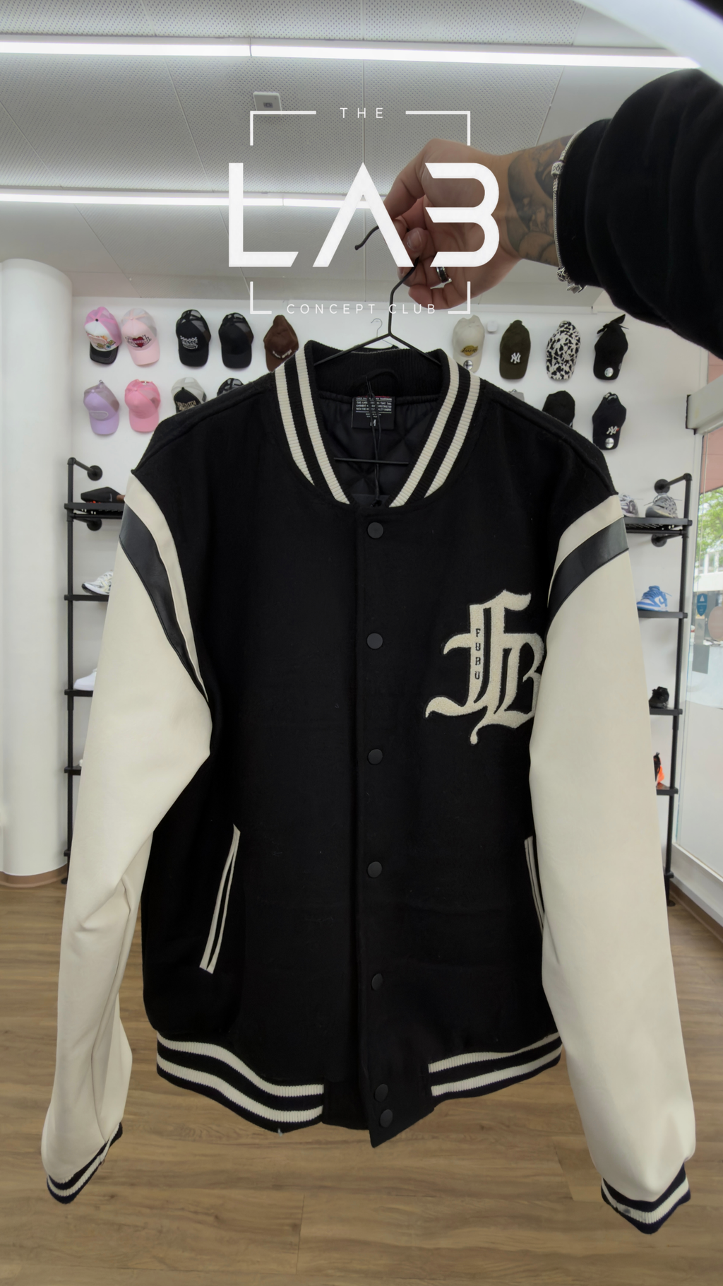 FUBU College Black Off White