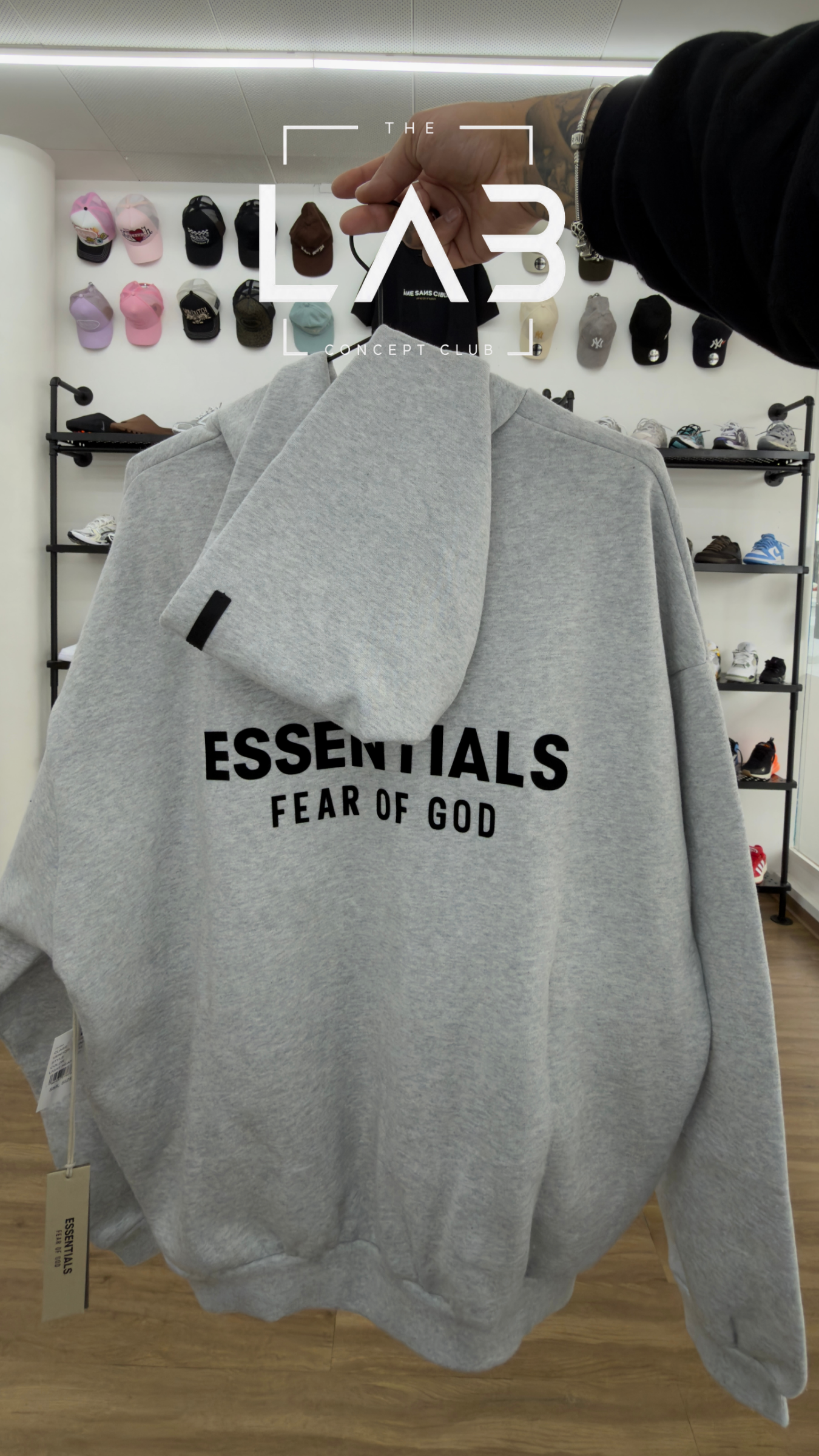 Hoodie Fear of God Essentials Fleece Hoodie Light Heath