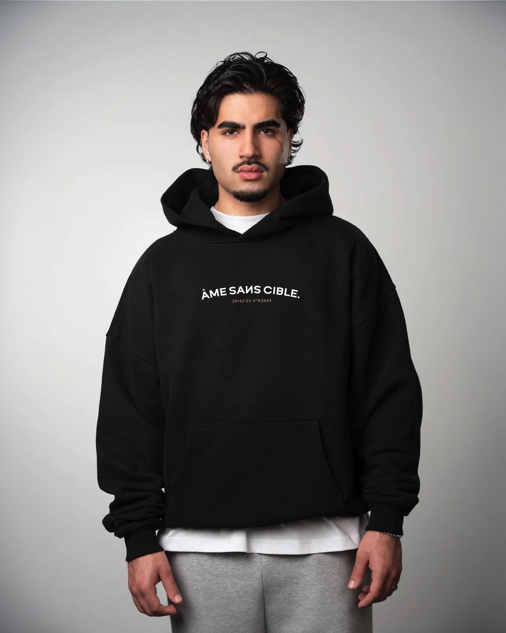 Hoodie Unisexe Oversized 100% Coton - Just The Hoodie - ÂME SANS CIBLE