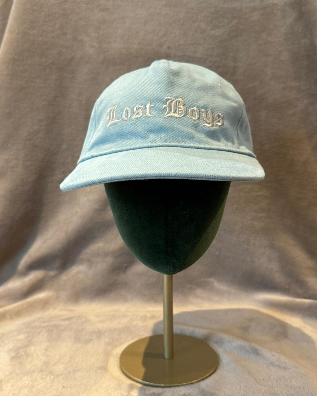 LOST BOYS Blue Pastel Script
