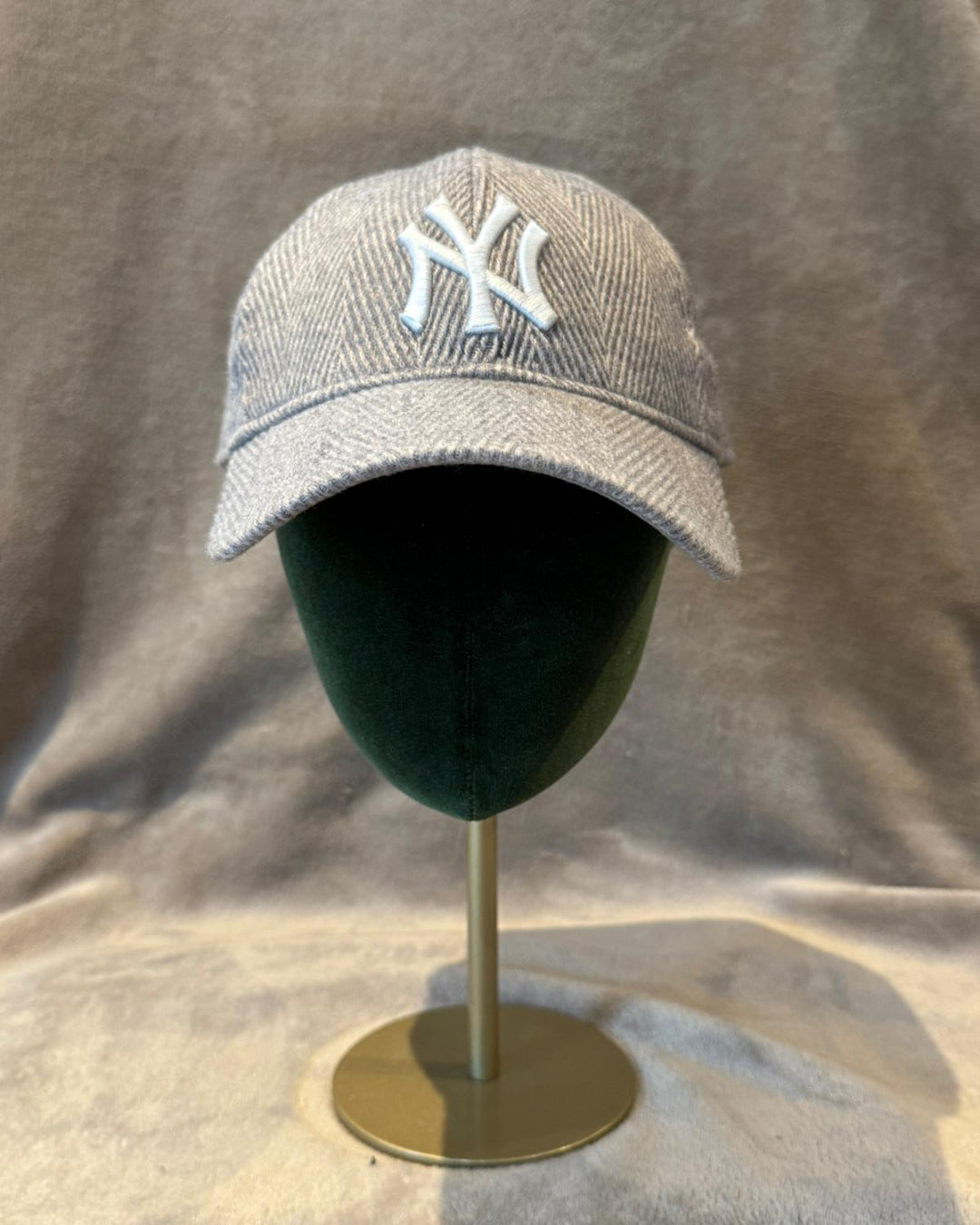 New Era New York Yankees Grey Herringbone