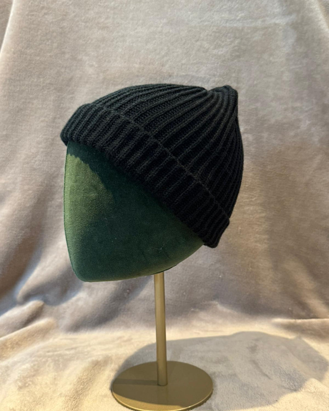 Beanie Essentials Noir (Rib)