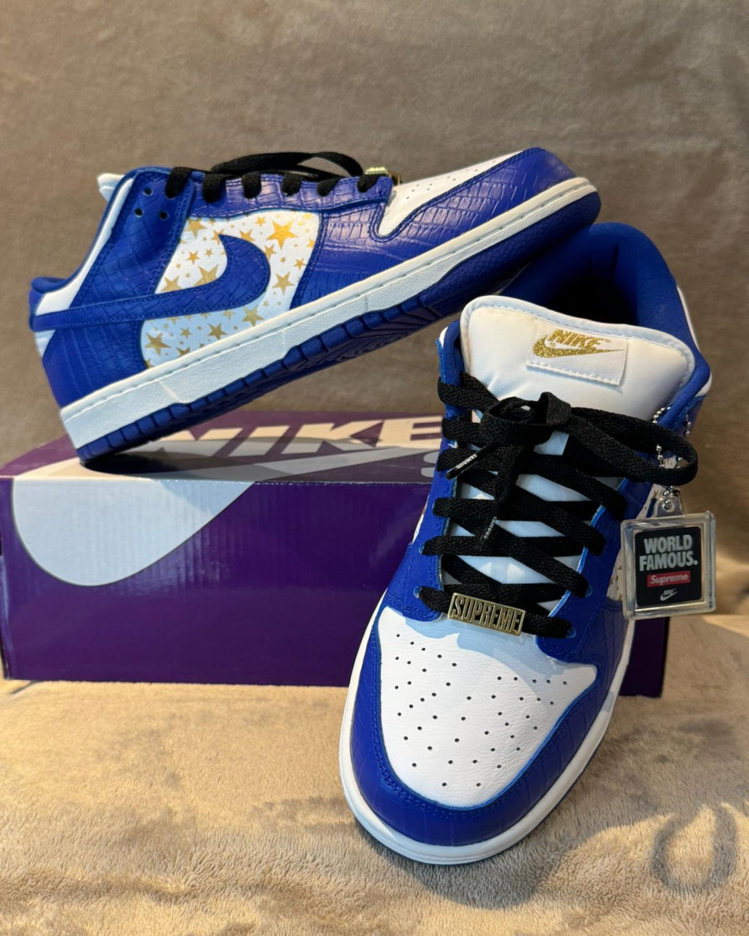 Nike SB Dunk Low Pro PRM “Blue Stars”