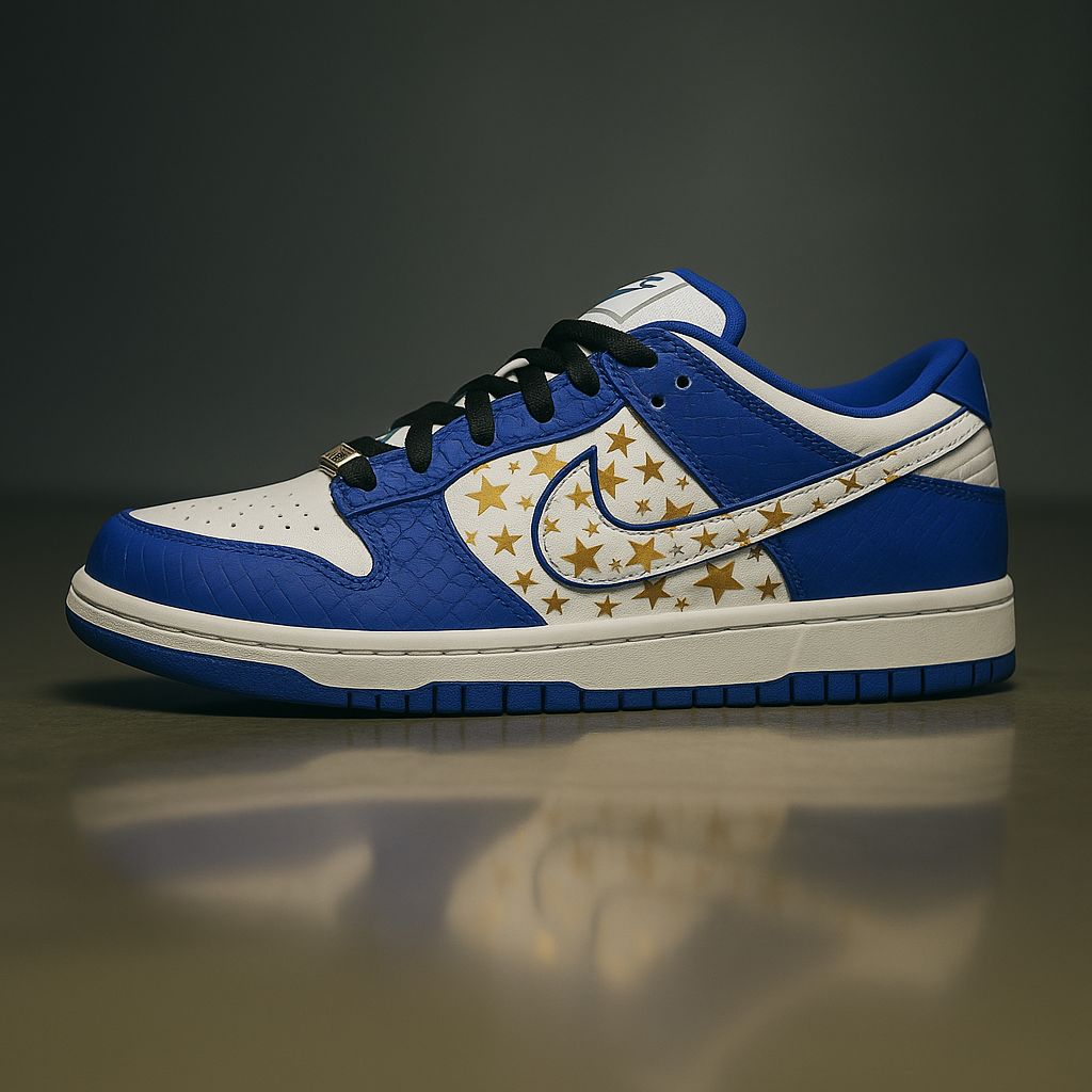 Nike SB Dunk Low Pro PRM “Blue Stars”